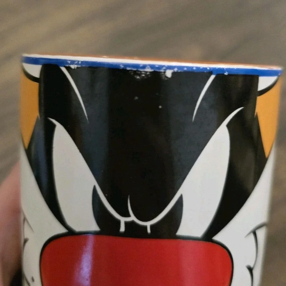 2002 Looney‎ Tunes Sylvester The Cat Coffee Mug Cup Gibson Warner Brothers